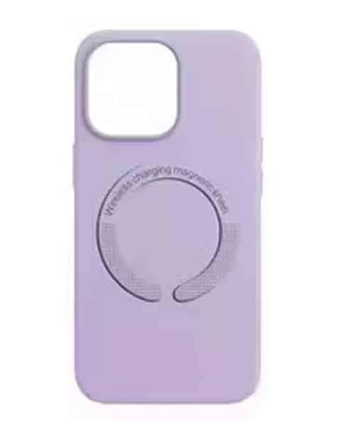 Capa para Smartphones com MagSafe - SJK-008 Compatível com Acessórios Magnéticos, Material Premium - Roxo , IPHONE 14