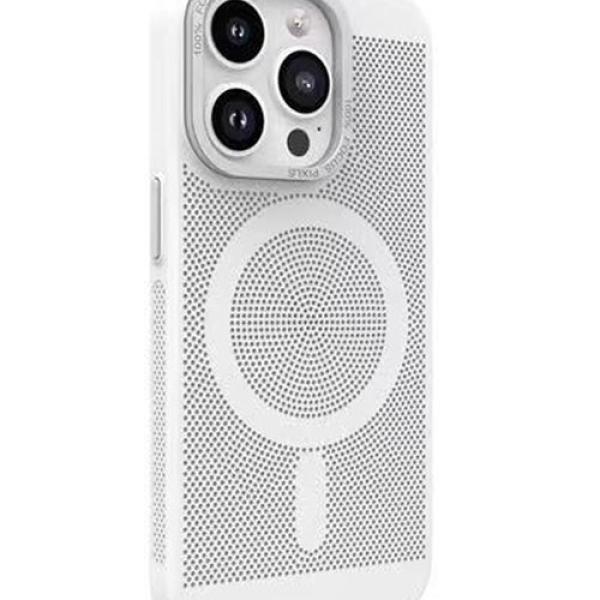 Capa Protetora MagSafe em Metal Calor Dissipação Novoteck SJK-011 - Alta Durabilidade, Compatível com Acessórios Magnéticos - Prateado , IPHONE 11