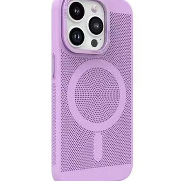 Capa Protetora MagSafe em Metal Calor Dissipação Novoteck SJK-011 - Alta Durabilidade, Compatível com Acessórios Magnéticos - Roxo , IPHONE 11 PRO
