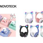 STN-28 AURICULARES BLUETOOTH GATO RGB