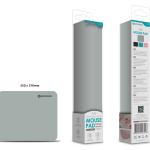 Tapete de Rato T-002 Superfície Otimizada, 250x210mm, Base Antiderrapante, Cor Cinzento