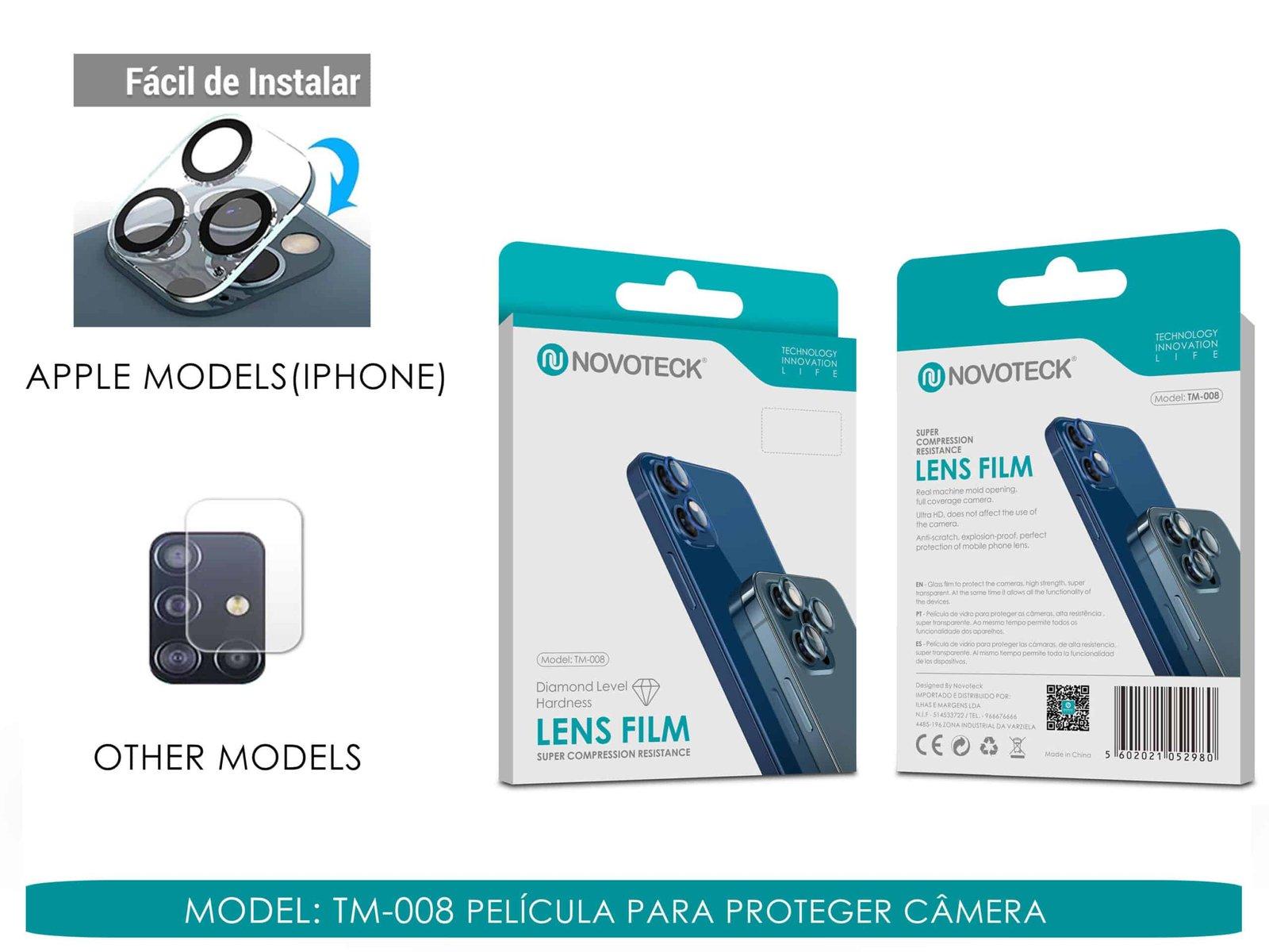 Película De Vidro Câmara Traseira para REDMI A3