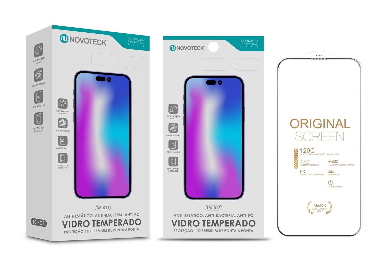 TM-018 Redmi 12 Película Full Glue 11D Plus