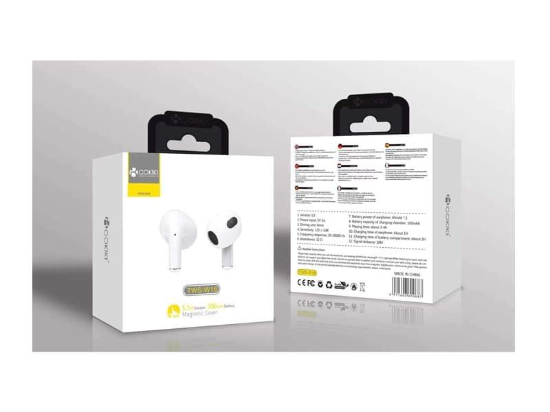 TWS-W16 Auriculares Branco Bluetooth Airpods
