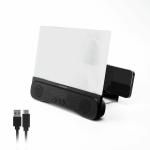 Ampliador de Ecrã para Telemóveis com Altifalante Recarregável Screenier InnovaGoods