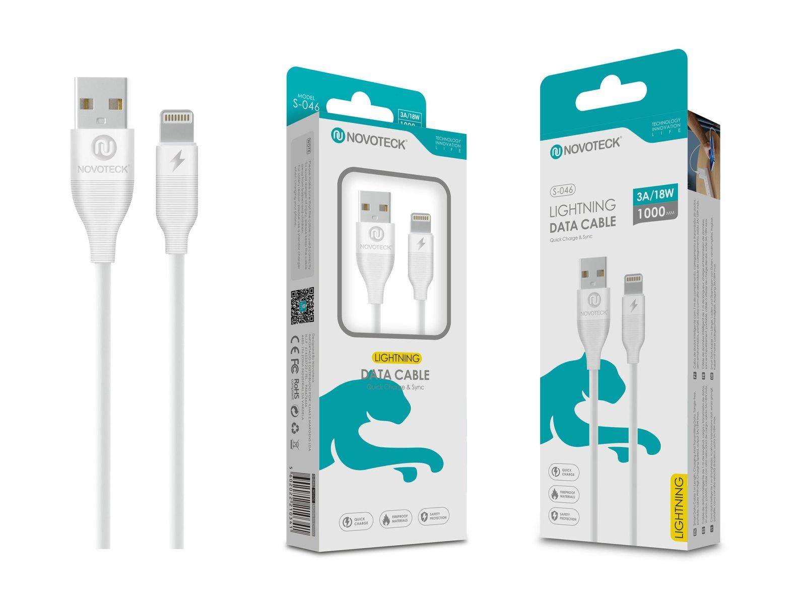 Cabo Lightning Branco 3A 1M 18W S-046