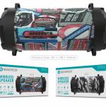 Coluna Portátil NOVOTECK XB-004 Bluetooth com Design Car – Leve o Ritmo das Ruas Consigo