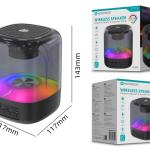 Coluna NOVOTECK XB-008 com Luzes RGB – Som de Alta Fidelidade e Espetáculo Visual numa Só Coluna