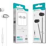 Fones Metal Bass com Micro Prateado E-031