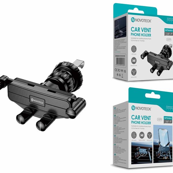 Suporte de Telemóvel para Ventilação de Carro Z-079 – Rotação 360°