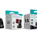 Suporte Universal para Telemóvel com Ventosa – Rotação 360º para Telemóveis de 3,5'' a 7''Z-090 Cinza Preto