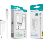 Carregador com Cabo Lightning QC 3.0 20W 3.4A 1 USB NOVOTECK C-007L