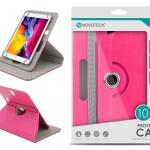 Capa Protetora Universal Cor da Rosa para Tablet de 10'' - N-004- Confortável, Resistente a Quedas e com Suporte Ajustável