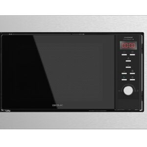Microondas de Encastre GrandHeat 2350 Built-In Steel 900W 23L (Preto) - CECOTEC