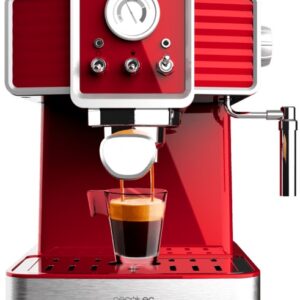 Máquina de Café Expresso Power 20 Tradizionale (Light Red) - CECOTEC
