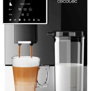 Máquina de Café Expresso Cremmaet Compactccino (Preto/Prateado) - CECOTEC