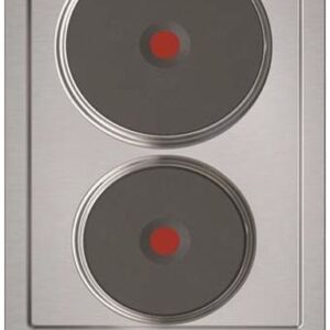 Placa Elétrica Embutida 2 Zonas EFX 30.1 2P (Inox) - TEKA