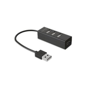 4-PORT HUB 2.0 MEDIARANGE MRCS502 BLACK
