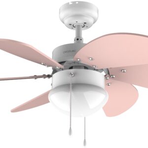Ventoinha de Teto EnergySilence Aero 3600 Vision (Branco / Rosa) - CECOTEC
