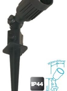 Estaca de Jardim c/ Suporte E27 220V IP44 150W Máx - GSC
