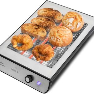Grelhador Elétrico Turbo Easytoast 900W (Inox) - CECOTEC