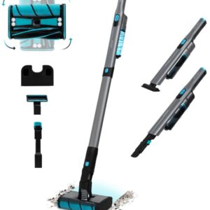 Aspirador Vertical Scoba 2100 Twice (Preto/Azul) - CECOTEC