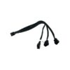 CABLE 3 TO 1 PWM Phobya 30 CM BLACK