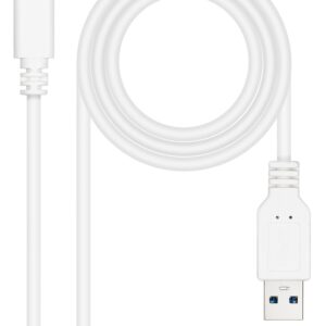 Cabo USB-C Macho - USB-A Macho (0.5 metros) - NANOCABLE