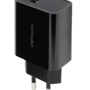 Carregador Universal USB 5V/2.1A (Preto) - NANOCABLE