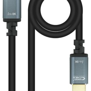 Cabo HDMI Macho - HDMI Macho IRIS 8K Preto (10 metros) - NANOCABLE