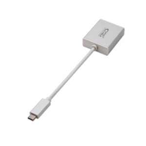 Conversor USB Tipo C Macho - VGA Fêmea (Branco) - Nanocable
