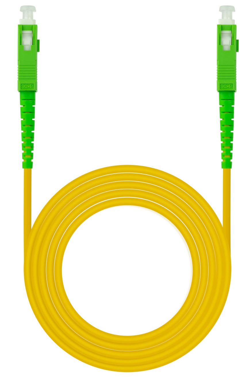Cabo de Fibra Ótica SC G.657.A2 Amarelo (40 metros) - NANOCABLE