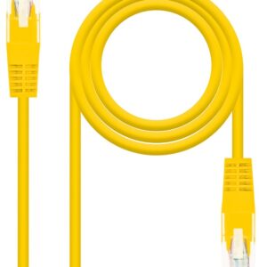 Cabo de Rede RJ45 Cat6e U/UTP Amarelo (3 mts) - Nanocable