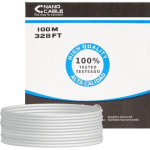 Bobine de Cabo Rede Cat5e F/UTP Cinzento (100 mts) - Nanocable