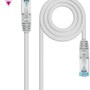 Cabo de Rede RJ45 Cat7 S-FTP AWG26 Cinzento (10 mts) - Nanocable