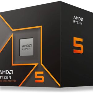 Processador Ryzen 5 9600 Zen 5 6-Core 3.8GHz c/ Turbo 5.2GHz 38MB Cache SktAM5 - AMD