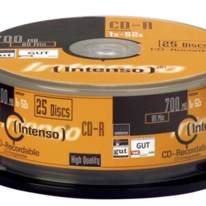 Pack 25x CD-R 80Min / 700MB 52x - INTENSO