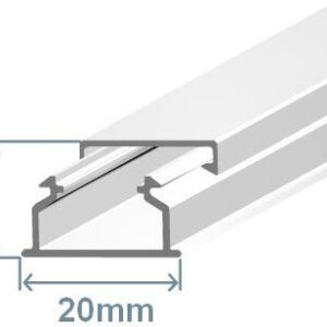 Calha 20x12,5mm Branca Adesiva (2 mts) - EFAPEL