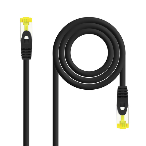 Cabo de Rede RJ45 Cat6a SF/UTP Preto (2 mts) - Nanocable