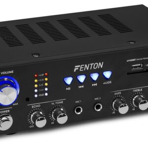 Amplificador Hi-Fi Stereo 2x 50W USB/MP3/BLUETOOTH/SD (AV100BT) - FENTON