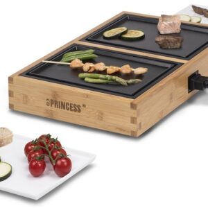 Grelhador Dinner4two Pure Móvel 2x 210W - PRINCESS