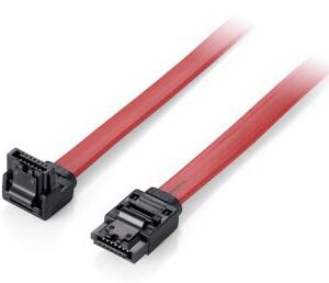 Cabo SATA Interno 6Gbps Ângulo Recto (50cm) - EQUIP