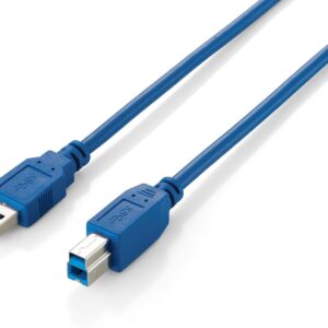 Cabo USB 3.0 A Macho - USB B Macho Azul (1,8 mts) - EQUIP