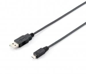 Cabo USB 2.0 A Macho - Micro USB B Macho (1,80 mts) - EQUIP