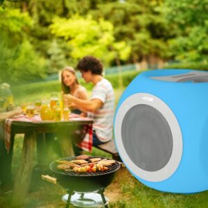 Coluna de Exterior Portátil Bluetooth c/ Troca de Cores RGB (CX1) - MAX