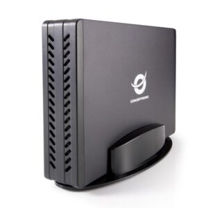 Caixa Externa p/ Discos 3.5 Footstand (Preto) - CHD3SU - Conceptronic