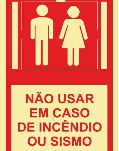 Sinal de Condomínio - Vinil 100x150mm