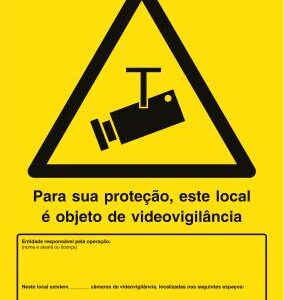 Sinal de Condomínio - PVC Opaco 150x200mm