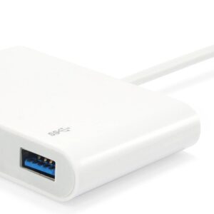 Adaptador USB-C Macho - VGA / USB A / USB-C Femea - EQUIP