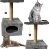 Arranhador p/ Gatos c/ Cama (31 x 31 x 56 cm)